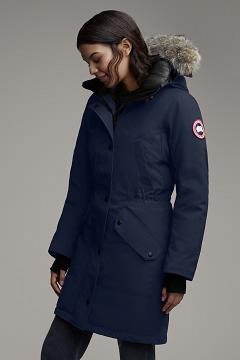 Chamarras Canada Goose Mujer Mexico - Ellesmere Abrigos Azul Oscuro Marino AR7306895